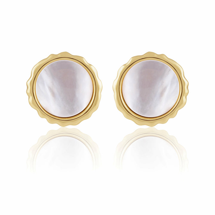 Gwen Mother of Pearl Stud