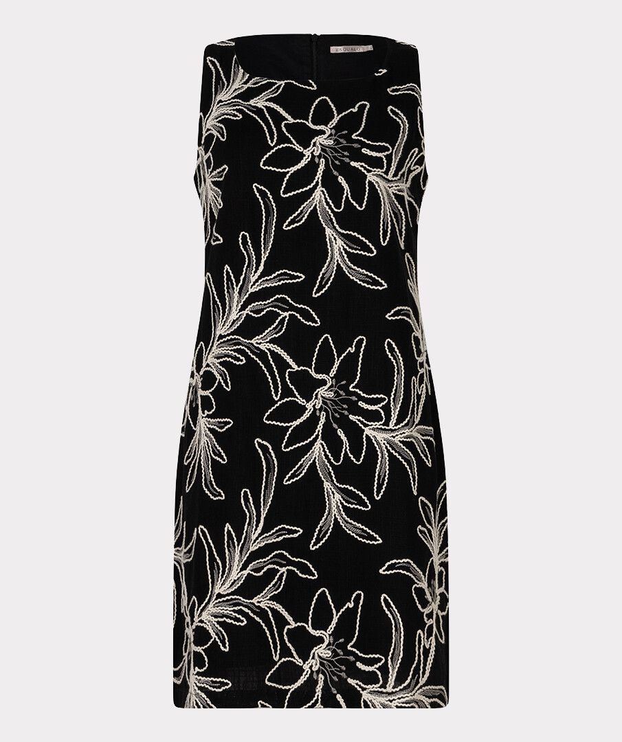 DRESS FLOWER EMBROIDERY