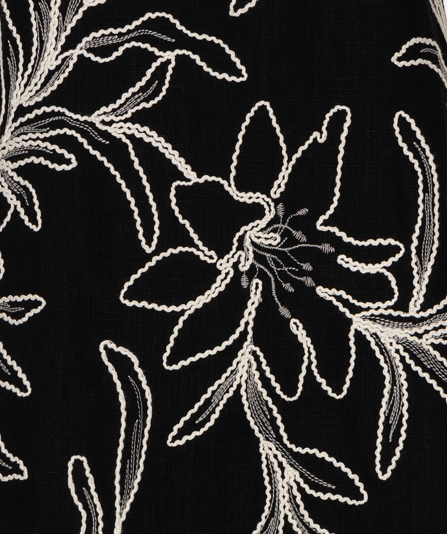 DRESS FLOWER EMBROIDERY