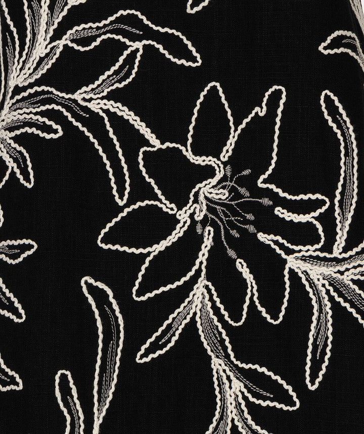 DRESS FLOWER EMBROIDERY