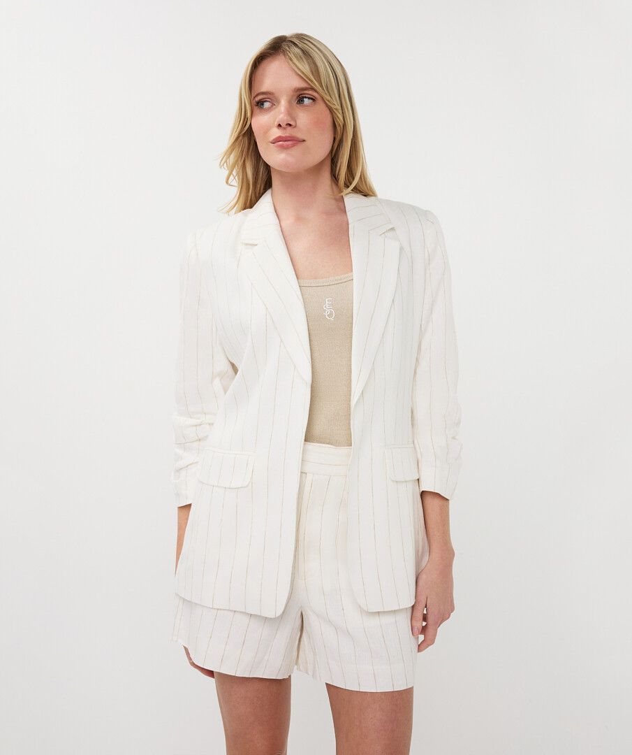 BLAZER LINEN STRIPED