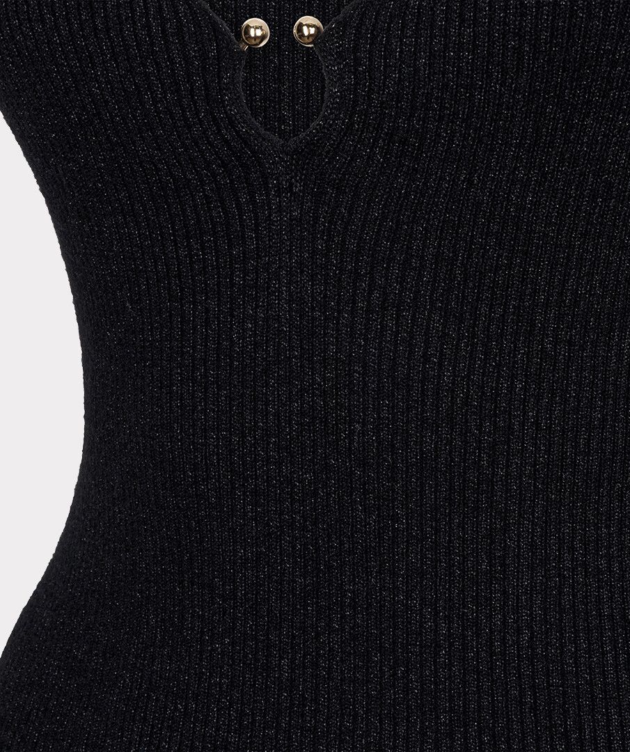 SINGLET RIBBED HOOK LUREX