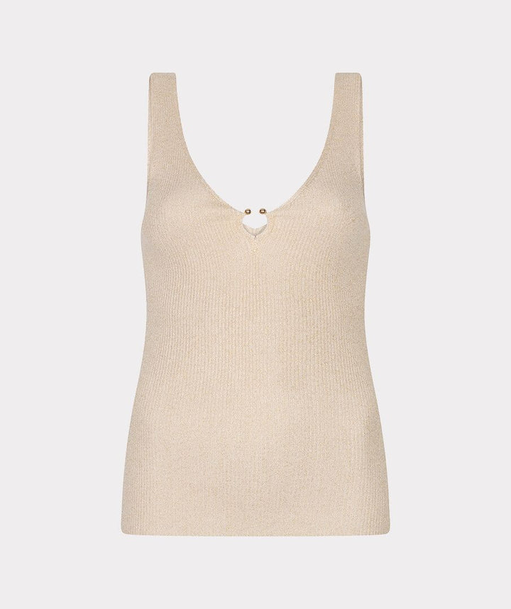SINGLET RIBBED HOOK LUREX