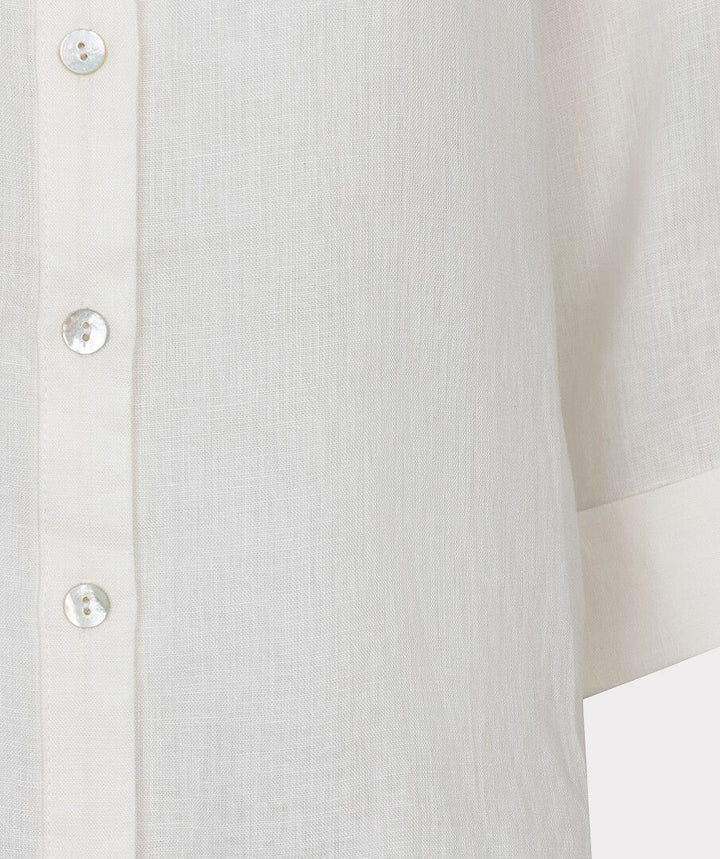 BLOUSE TURN UP LINEN