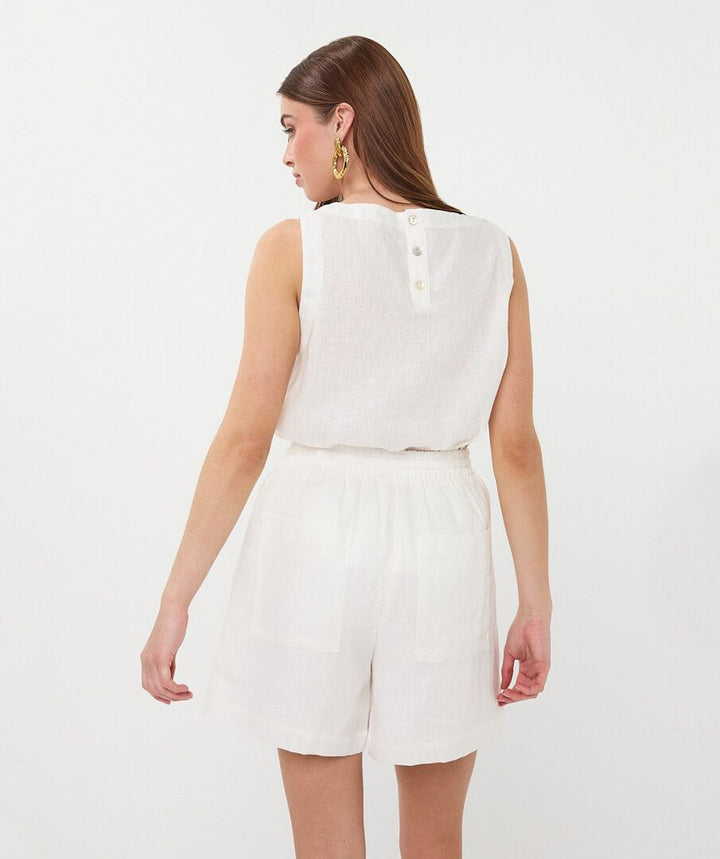 TOP SLEEVELESS LINEN