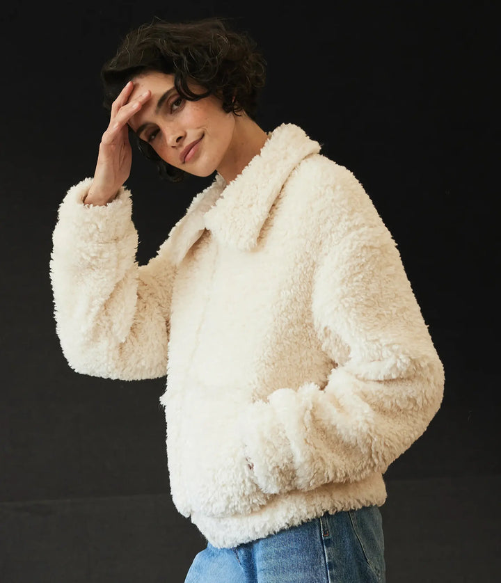 ZIGGY SHAGGY SHEARLING JACKET