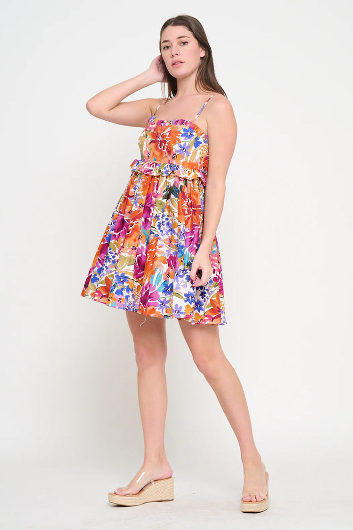 FALL FIESTA STRAP TUBE DRESS