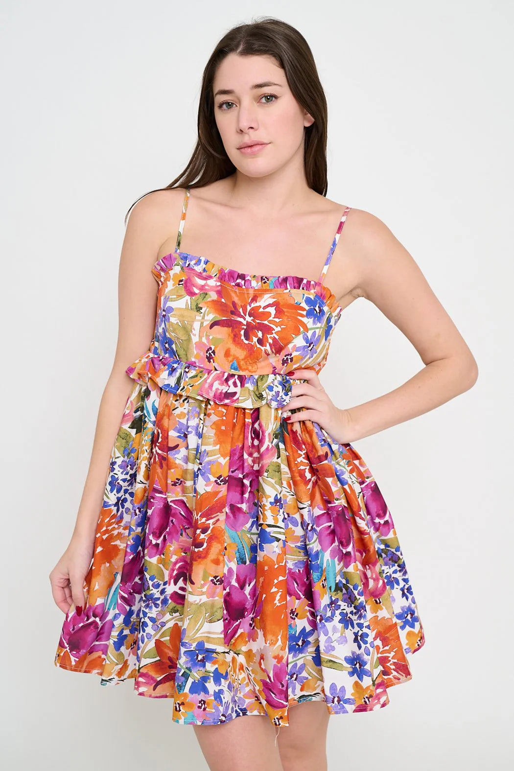 FALL FIESTA STRAP TUBE DRESS