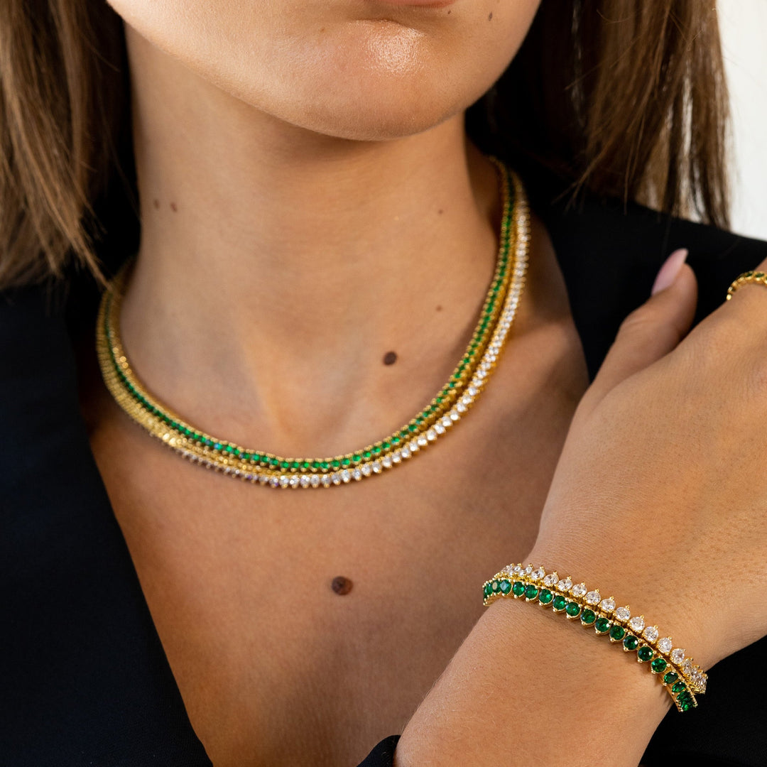 Melinda Tennis Necklace