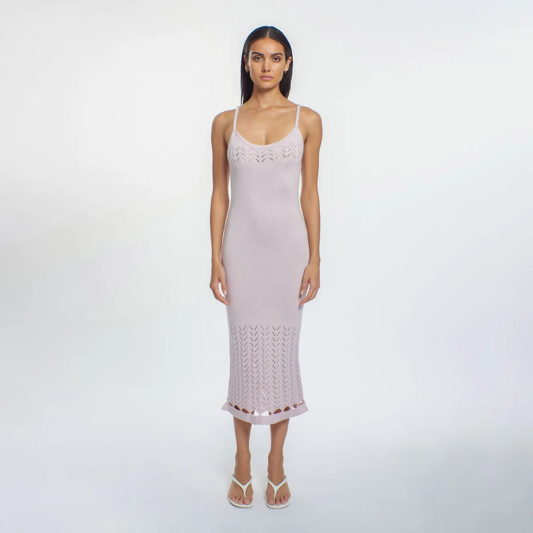 NORA KNIT DRESS - Extra Small / Blush Petal C NORA KNIT DRESS - Extra Small / Blush Petal C