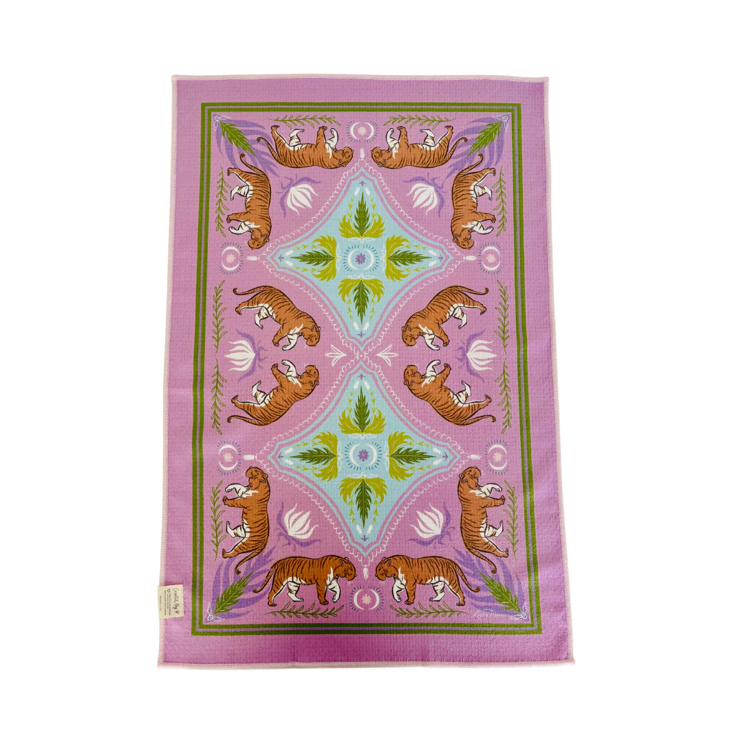 MOON TIGER TEA TOWEL - DOUBLE SIDED