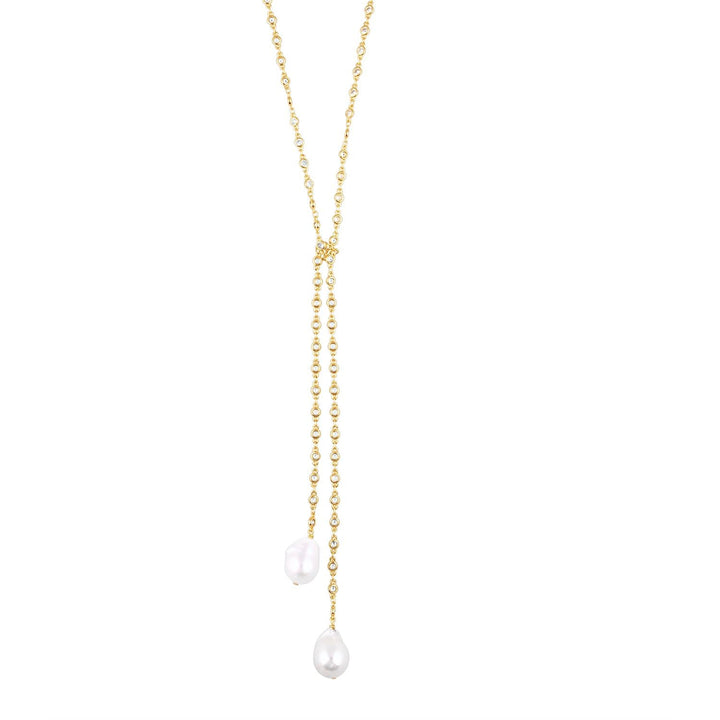 Pearl Bolo Necklace