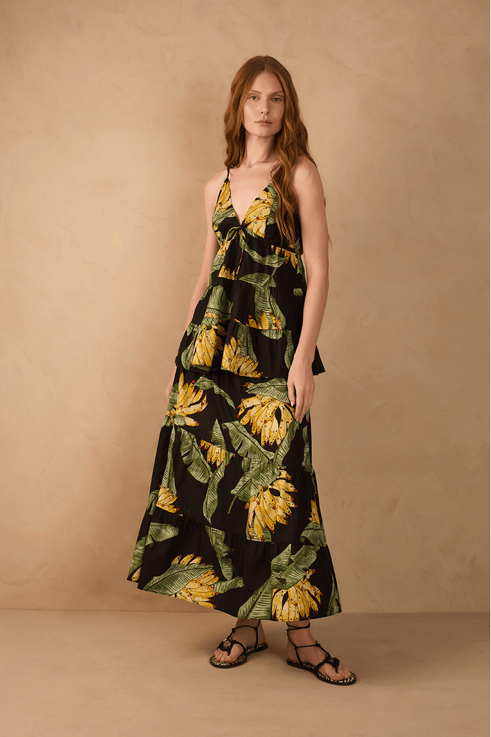 PARADISE PRINT MIDI SKIRT