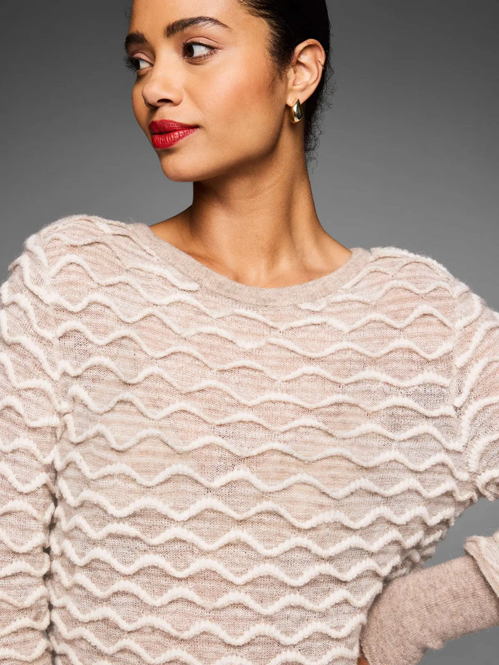 WAVE STITCH SWEATER