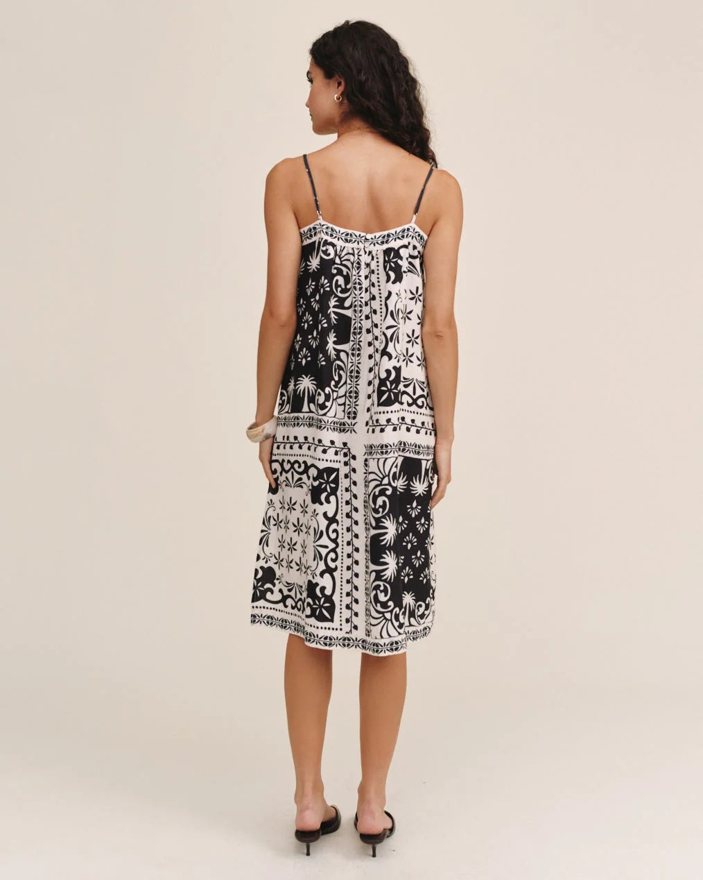 thin strap midi dress Hunter Green Ribbed Spaghetti Strap Sleeveless Open Back Midi Dress