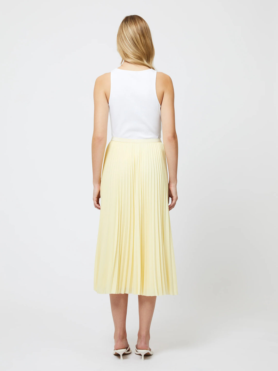 SUNBURST PLEATED MIDI SKIRT – Copper Penny - Main Image
