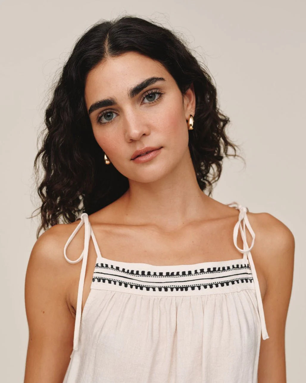 TIE STRAP MAXI DRESS
