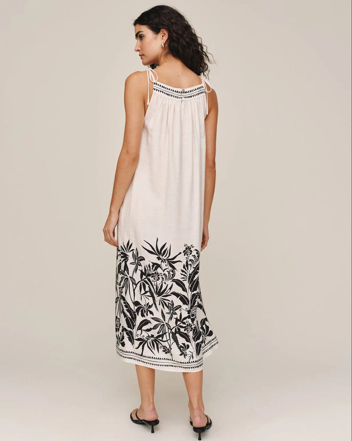 TIE STRAP MAXI DRESS