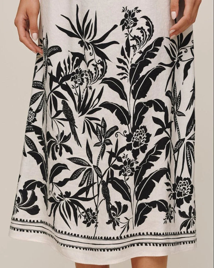 TIE STRAP MAXI DRESS