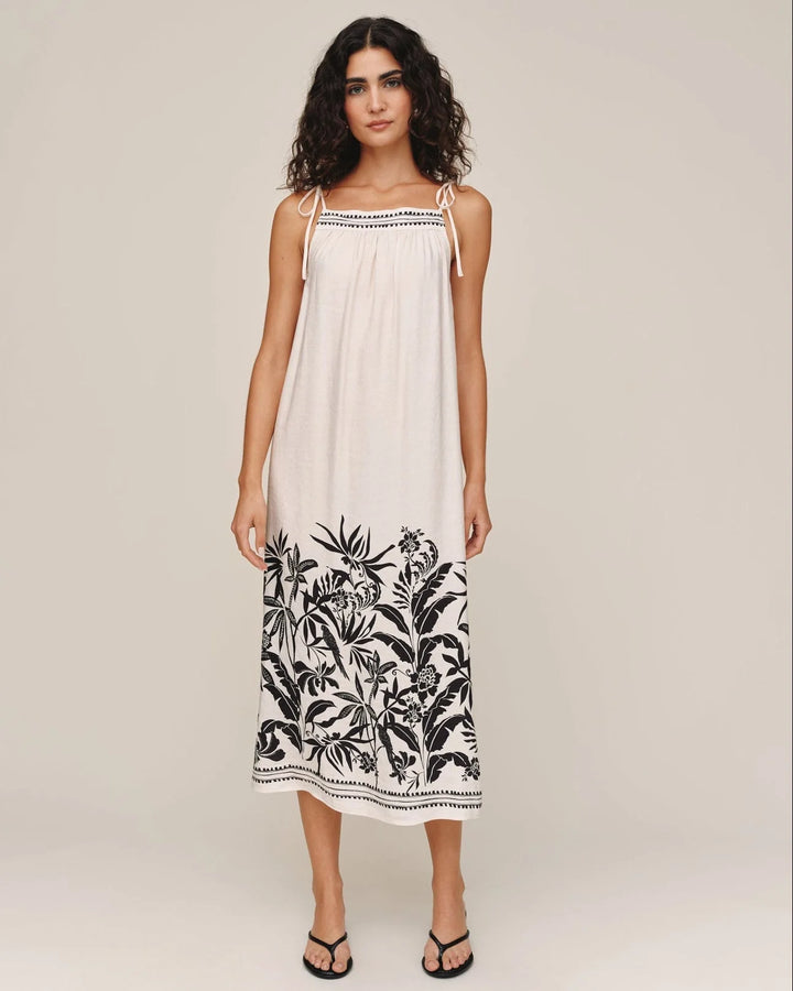 TIE STRAP MAXI DRESS