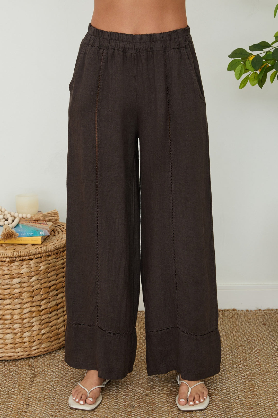 WIDE LEG PANTS WITH POCKETS