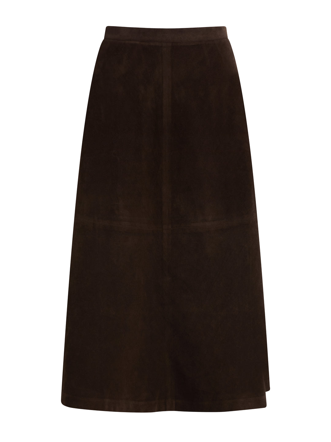 THE TAVI VEGAN SUEDE SKIRT