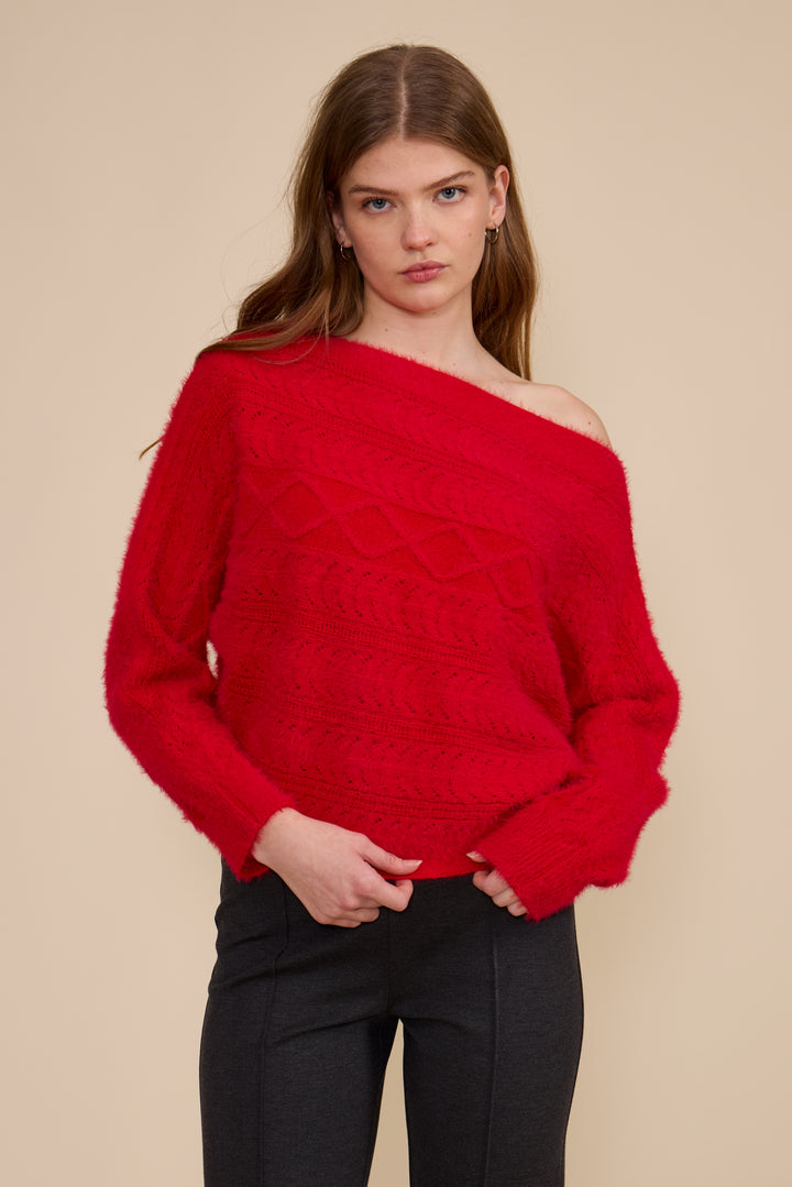 CAROL CABLE KNIT SWEATER
