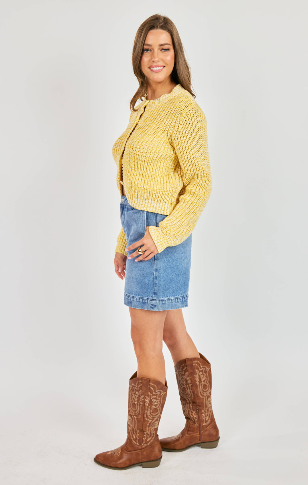 SUNROOF TULIP HEM CARDI