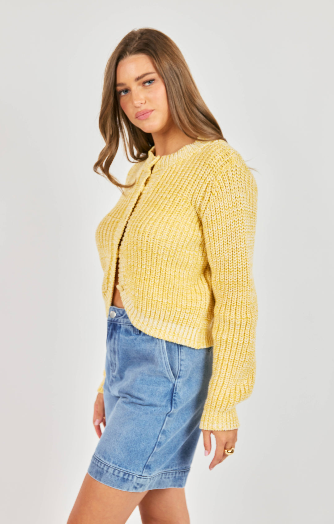 SUNROOF TULIP HEM CARDI