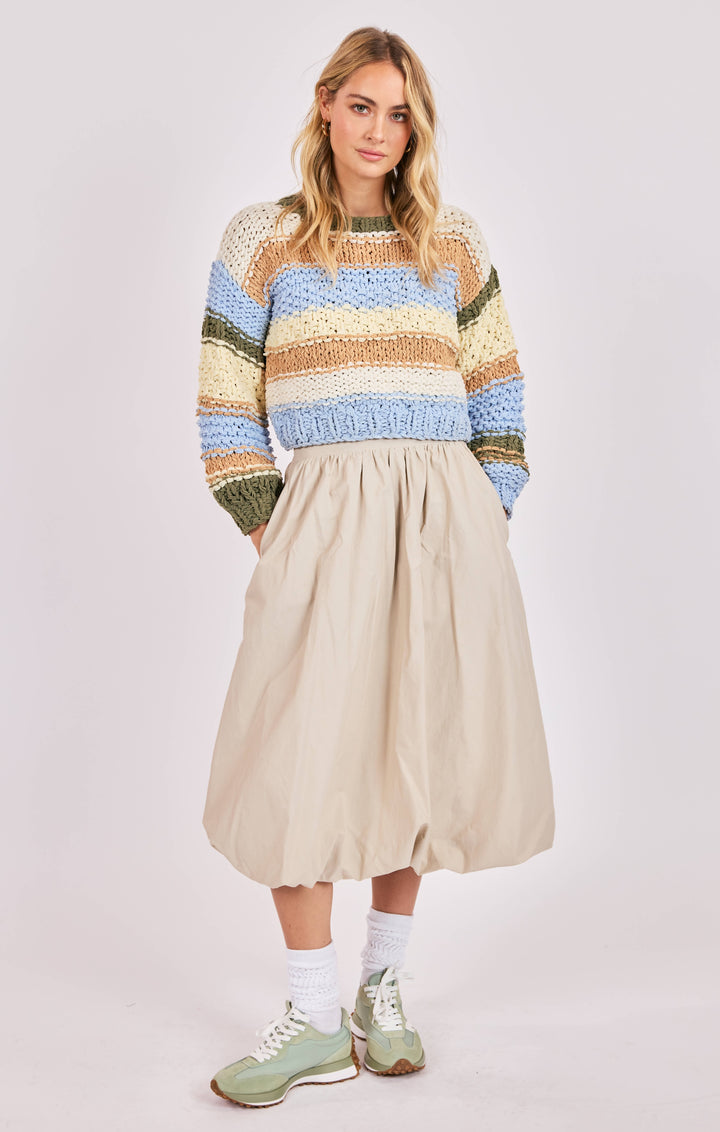 SECRET GARDEN CHUNKY MULTICOLOR SWEATER