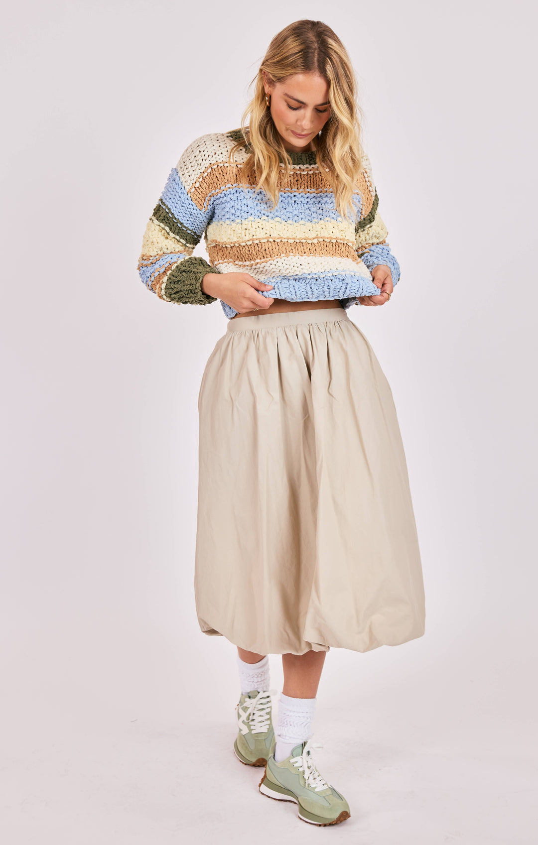 SECRET GARDEN CHUNKY MULTICOLOR SWEATER