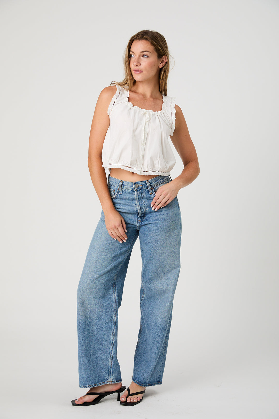 ALISSA COTTON SLEEVELESS TOP