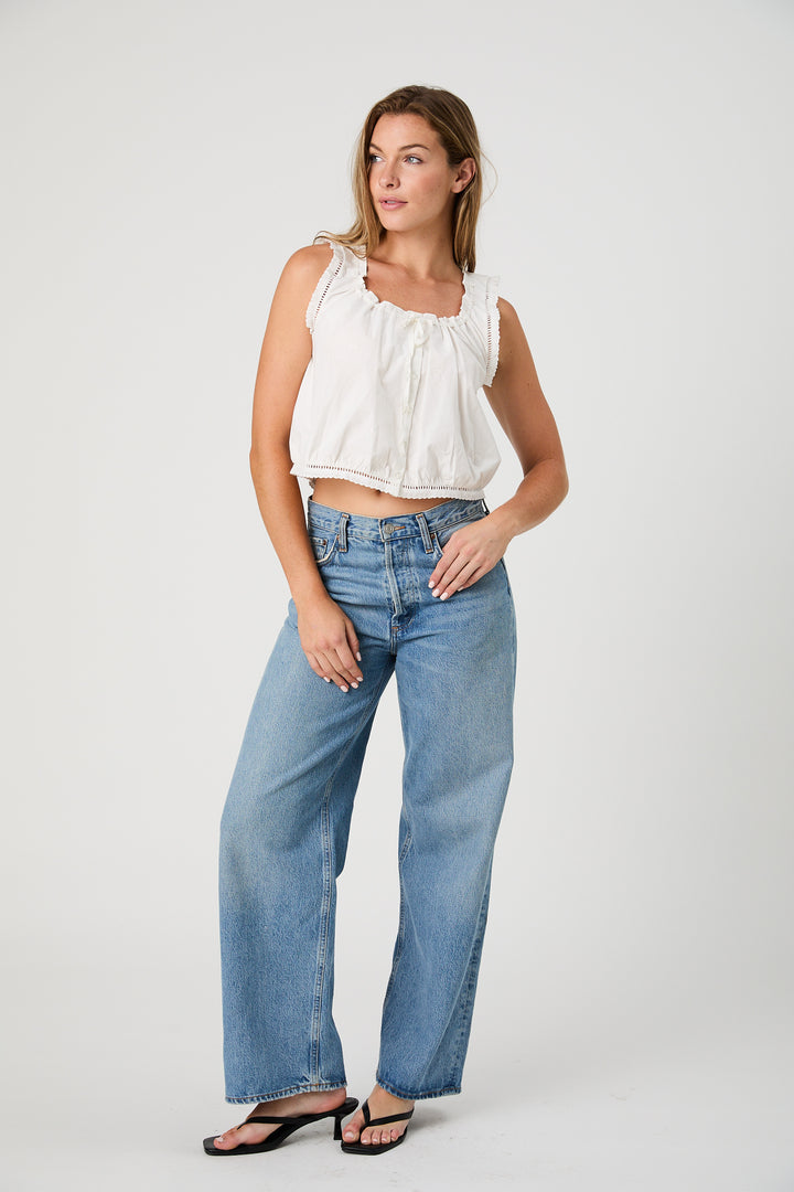 ALISSA COTTON SLEEVELESS TOP