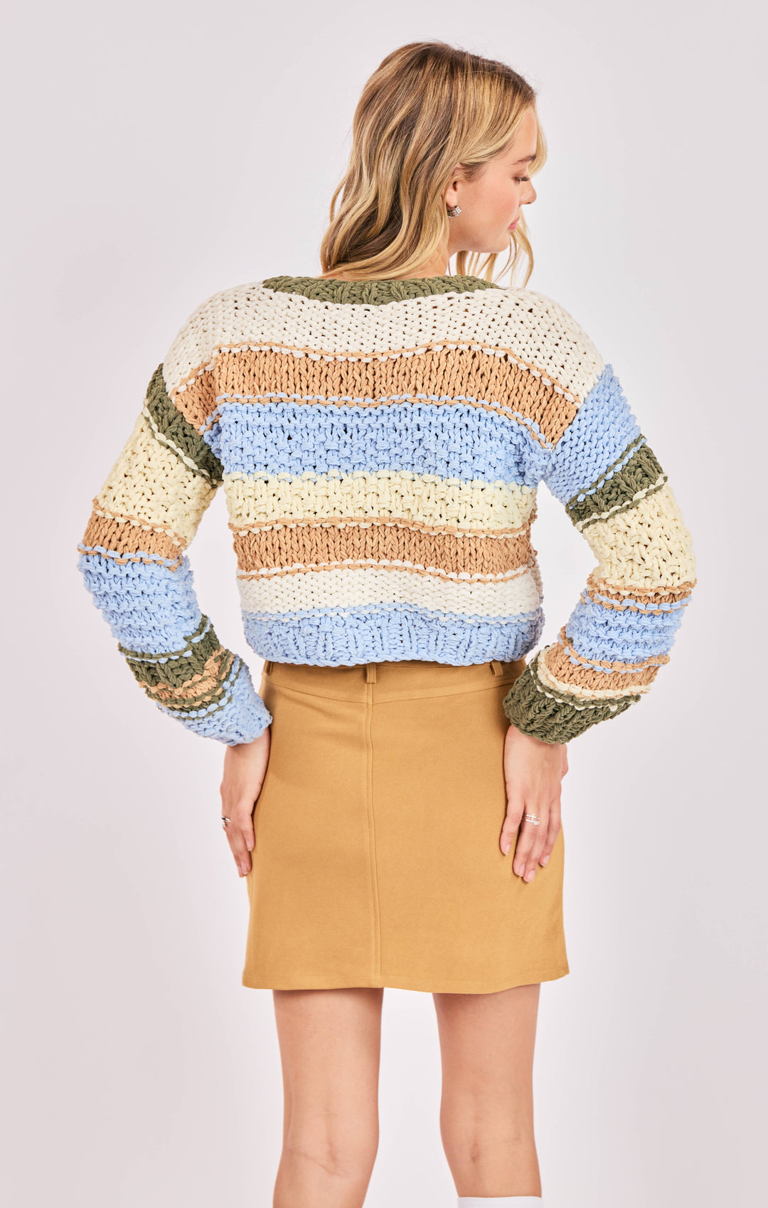 SECRET GARDEN CHUNKY MULTICOLOR SWEATER