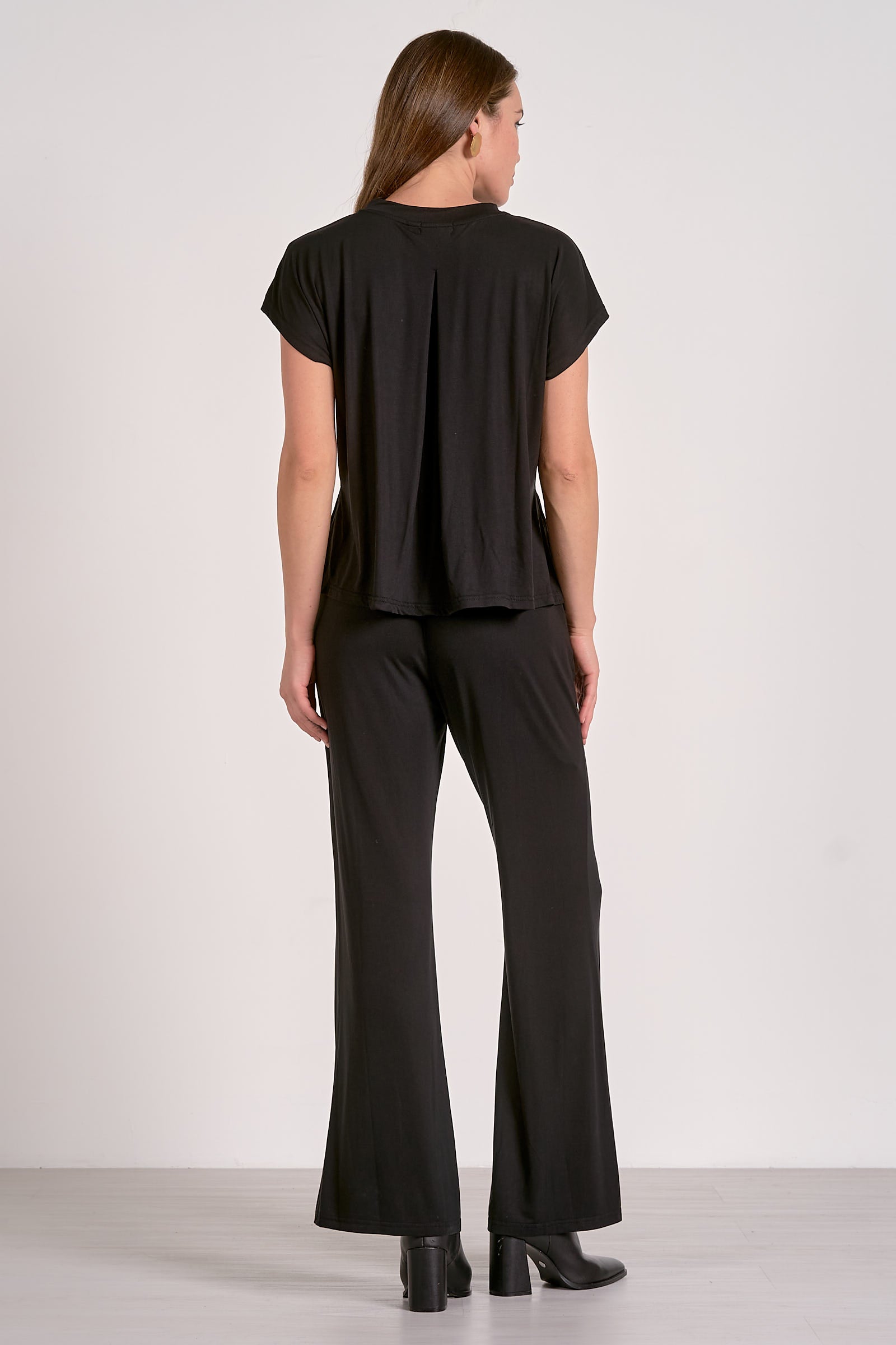 SHORT SLEEVE T-SHIRT JUMPSUIT – Copper Penny
