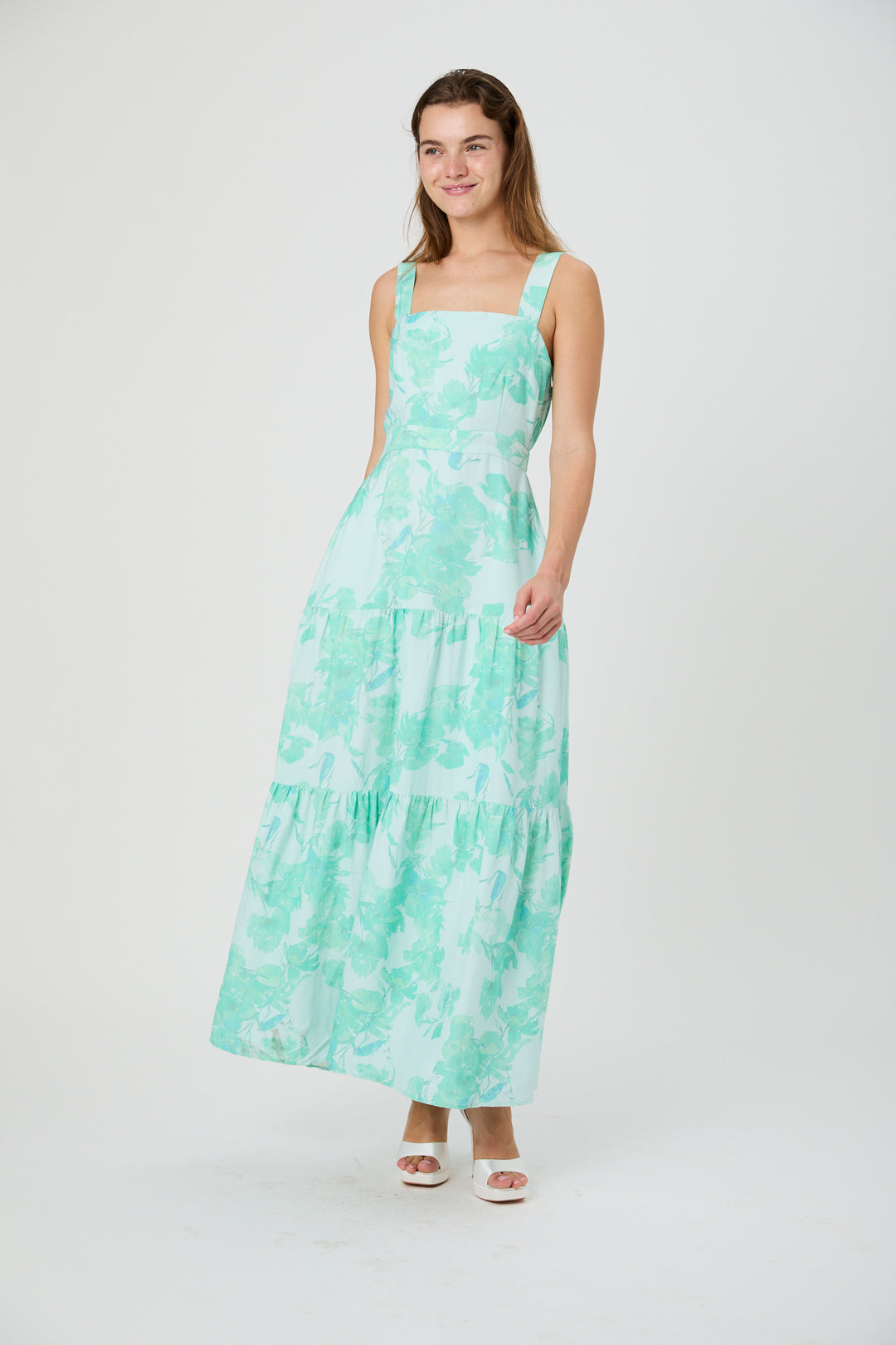 COOPER LINEN SOPHIE FLEUR MAXI DRESS