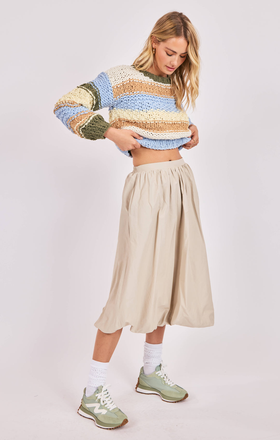 SECRET GARDEN CHUNKY MULTICOLOR SWEATER