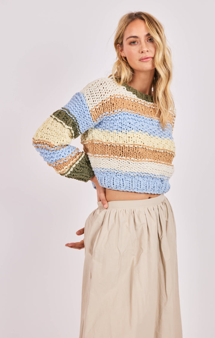 SECRET GARDEN CHUNKY MULTICOLOR SWEATER