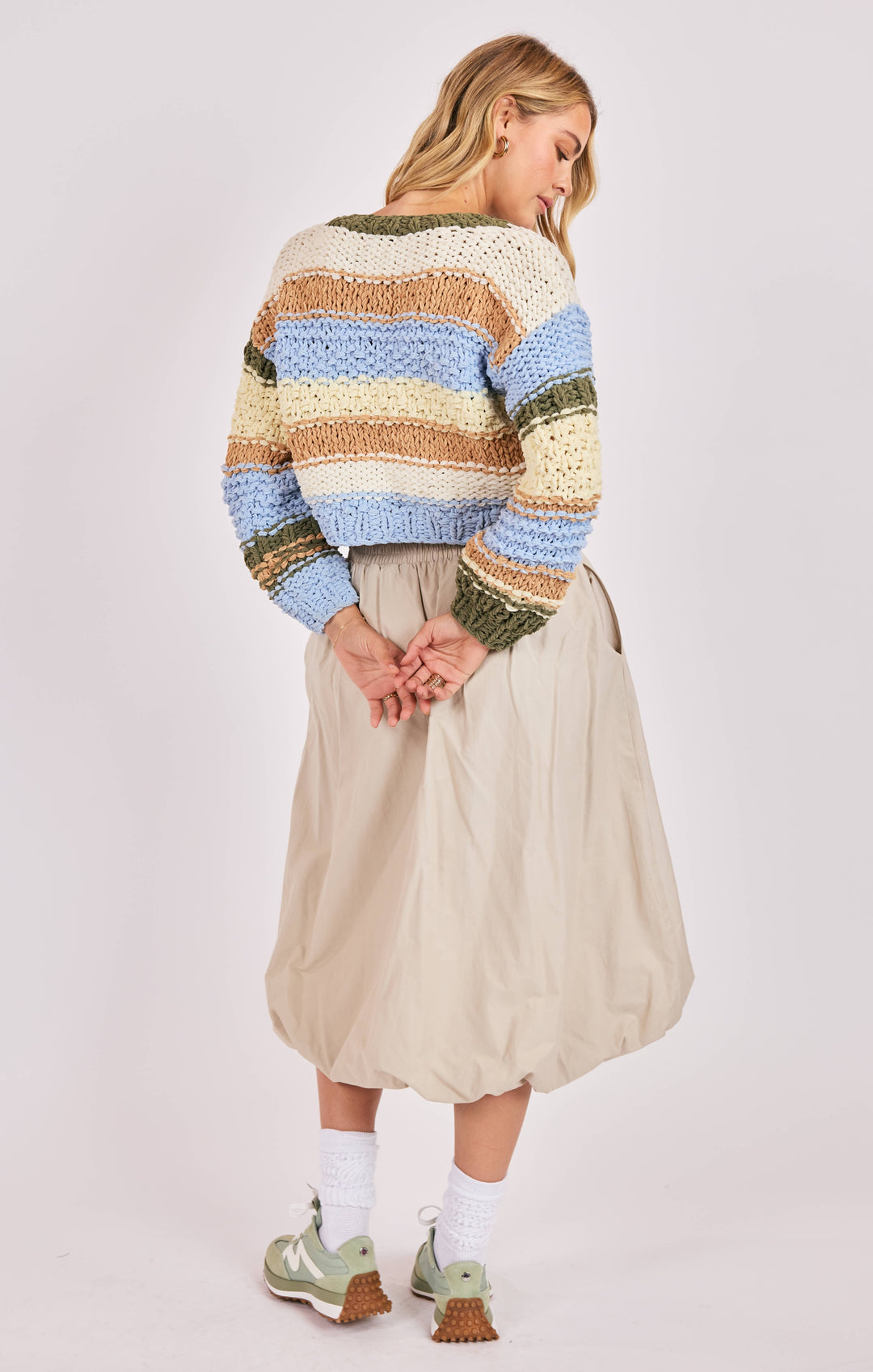 SECRET GARDEN CHUNKY MULTICOLOR SWEATER
