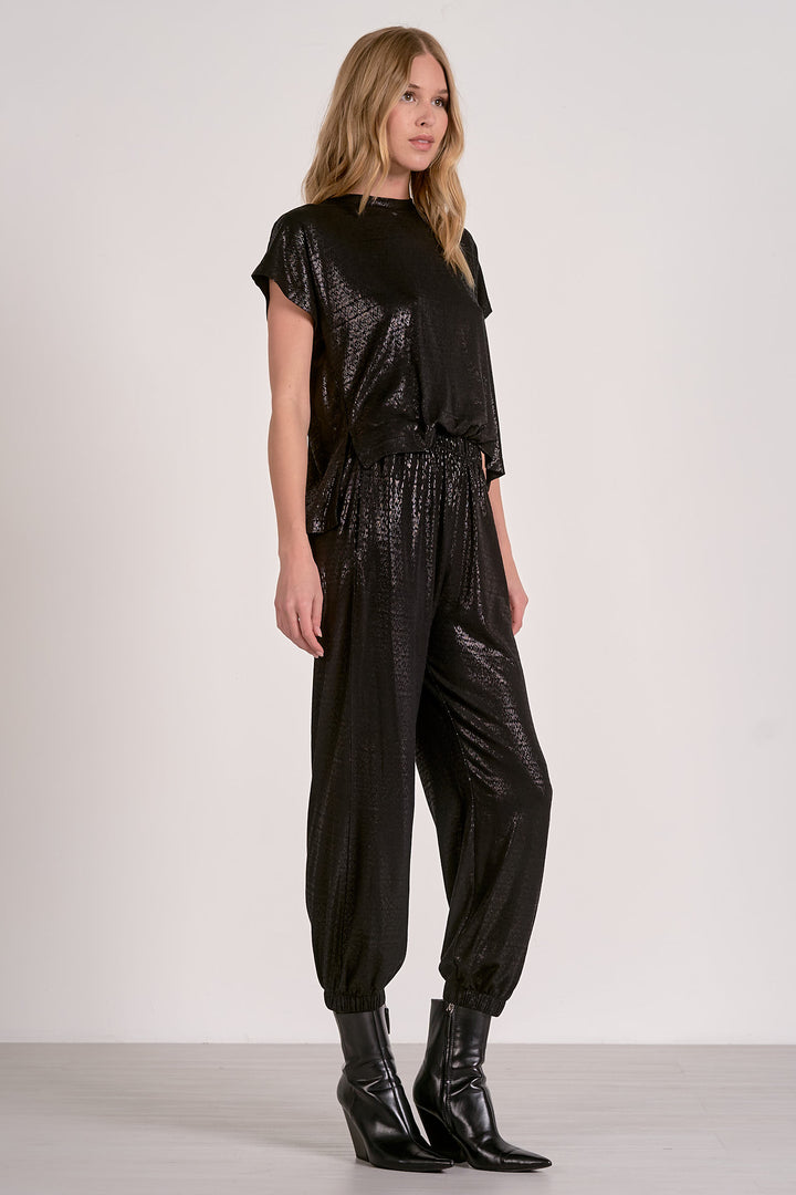 SHIMMER T-SHIRT JUMPSUIT