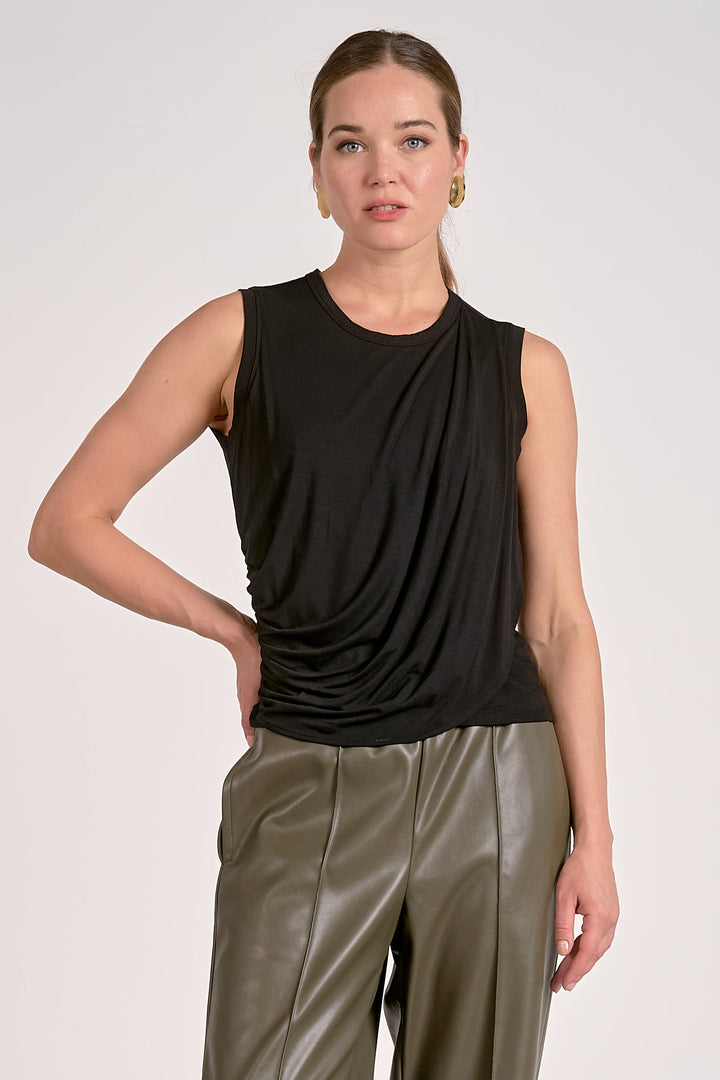 DRAPED TANK TOP