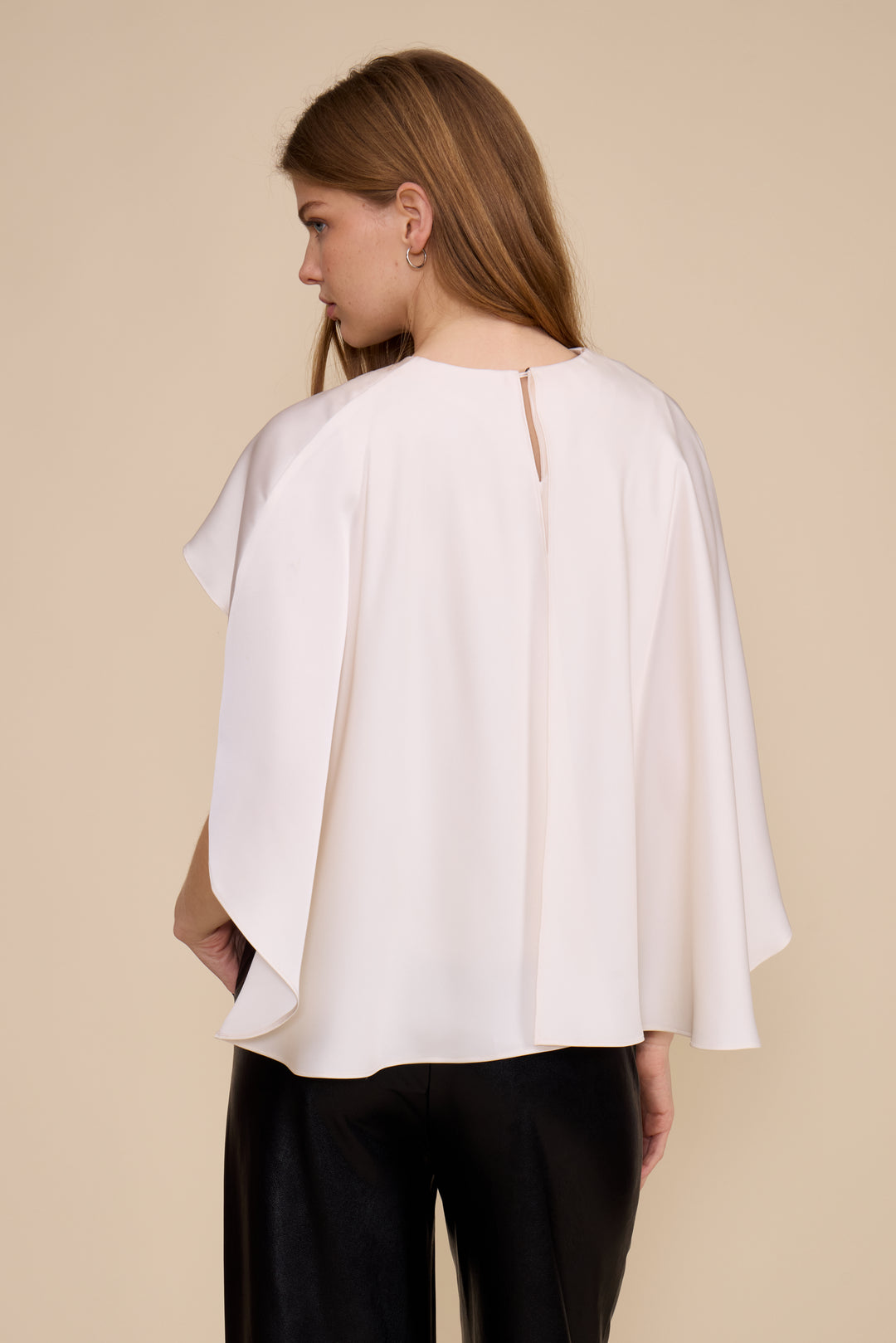 FIONA CAPE SATIN TOP