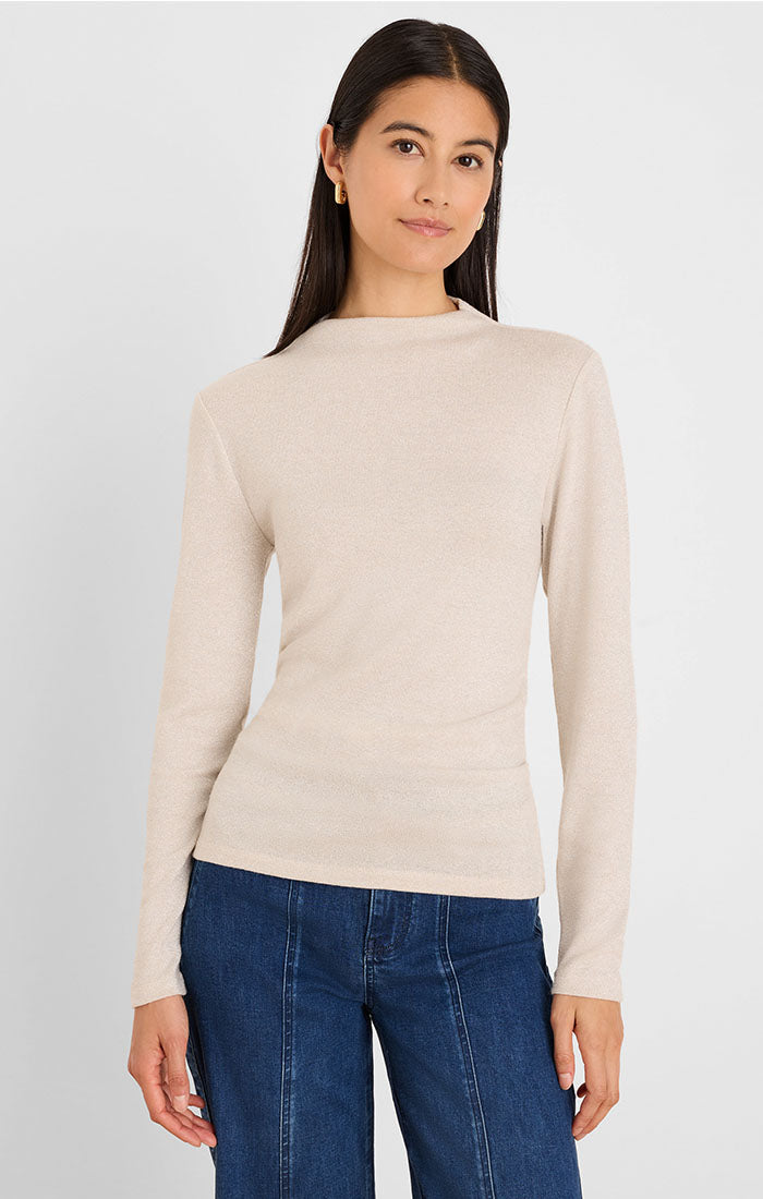 EVERYDAY SPARKLE RUCHED TOP