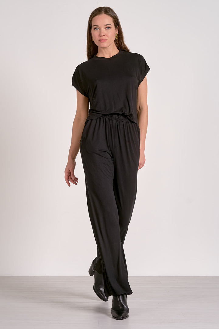 SHORT SLEEVE T-SHIRT JUMPSUIT