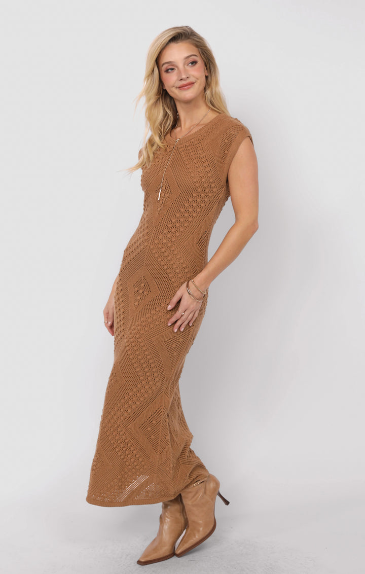 WANDERING INTRICATE KNIT DRESS