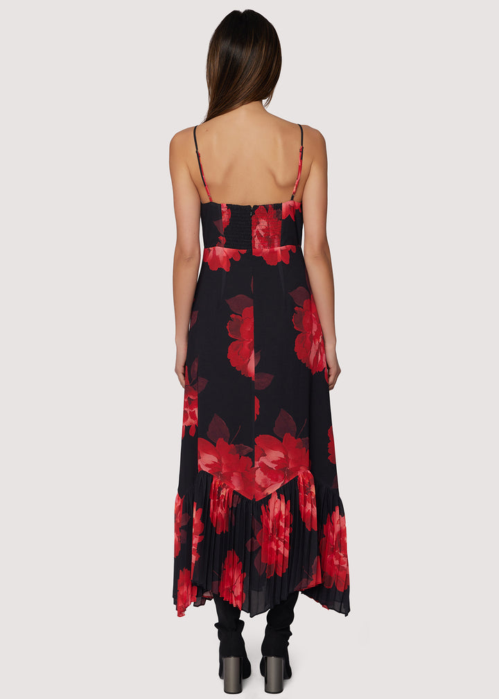 SCARLET MELODY MIDI DRESS