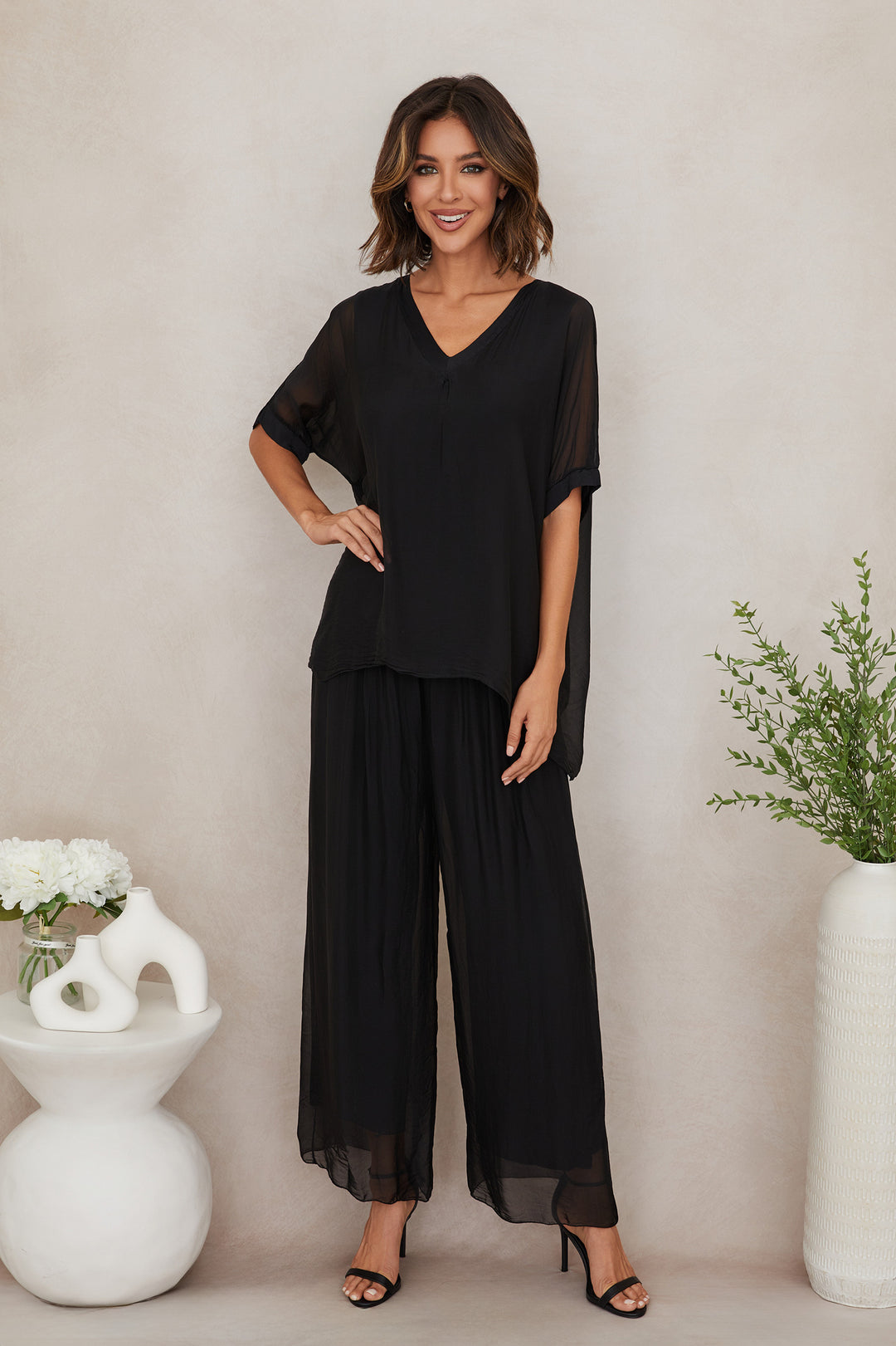 SILK PANTS