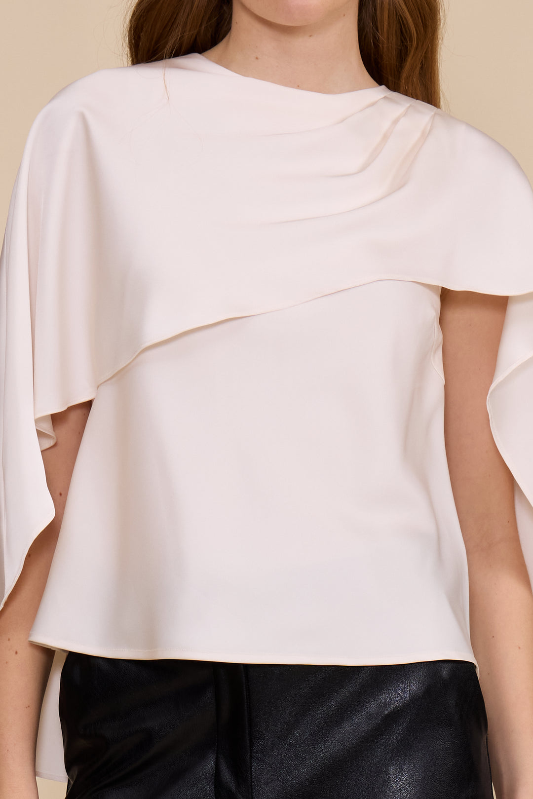 FIONA CAPE SATIN TOP