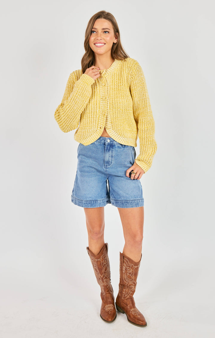 SUNROOF TULIP HEM CARDI