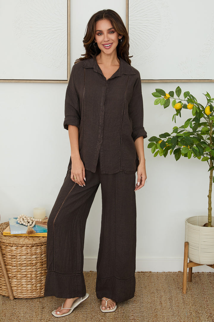WIDE LEG PANTS WITH POCKETS